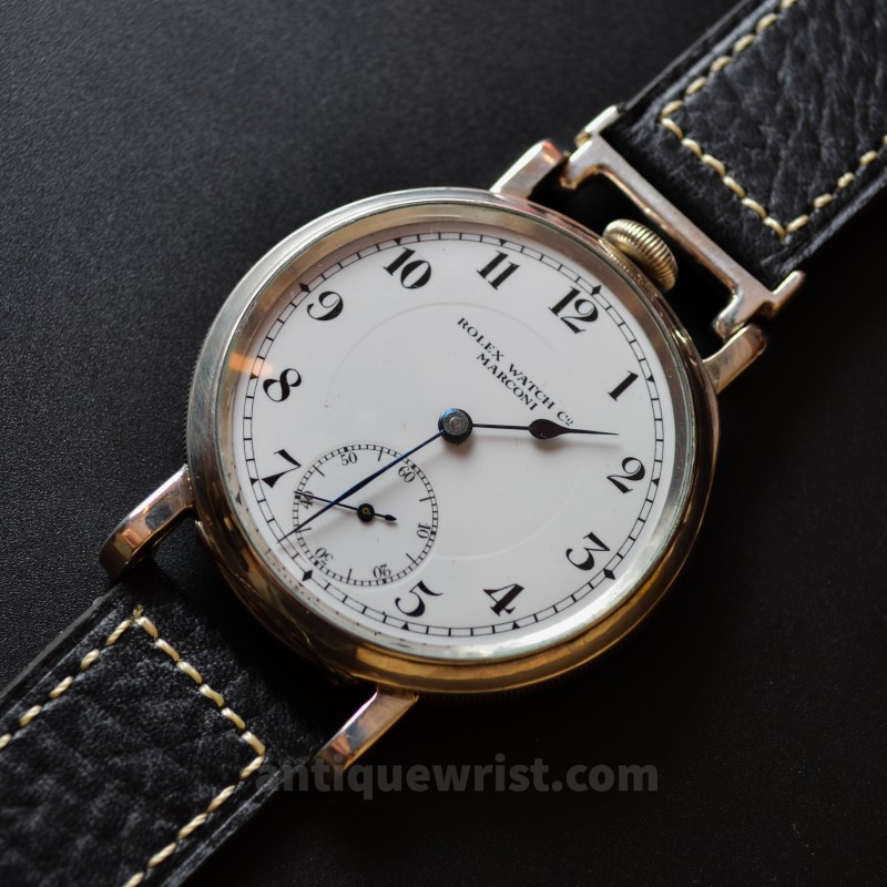 Rolex Marconi WW1 Trench Watch – 1912 Silver Dennison Pocket Watch Conversion photo 2