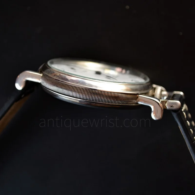 Authentic Rolex Marconi antique pocket watch conversion WW1 military trench wristwatch