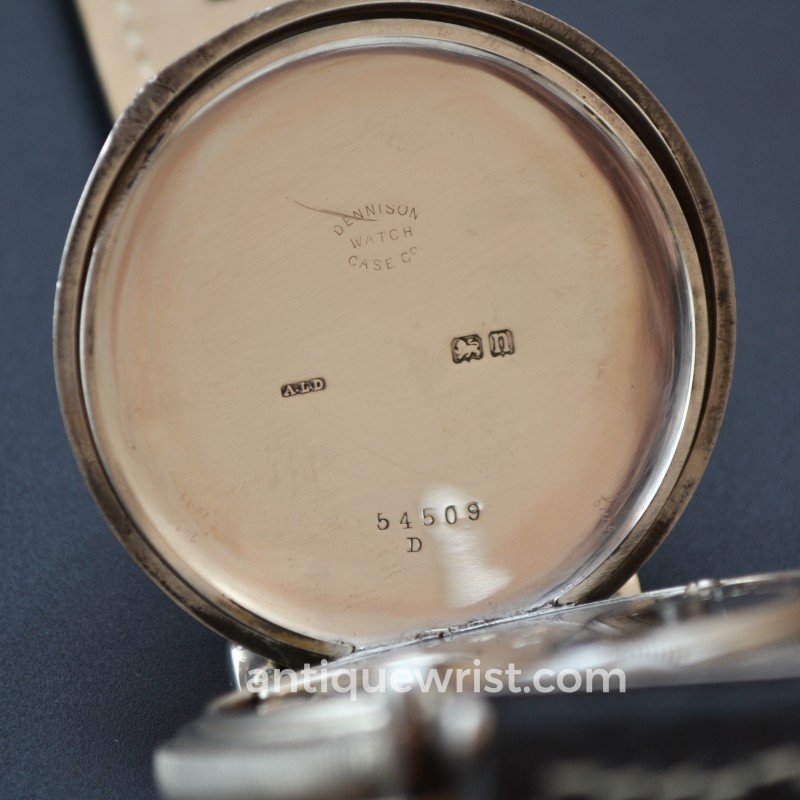 Rolex Marconi WW1 Trench Watch – 1912 Silver Dennison Pocket Watch Conversion photo 5