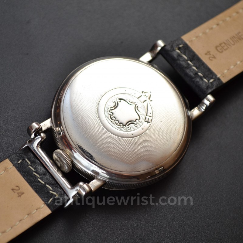 Rolex Marconi WW1 Trench Watch – 1912 Silver Dennison Pocket Watch Conversion photo 8