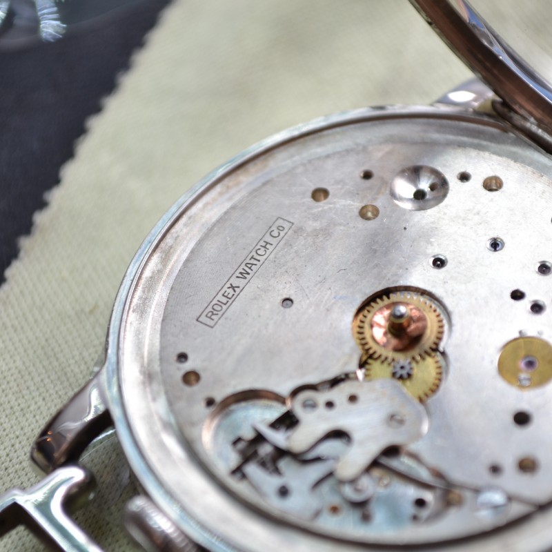 Rolex British military issue Royal Naval Air Service pre WW2 pilots aviator vintage mens watch solid silver antique collectible timepiece photo 10