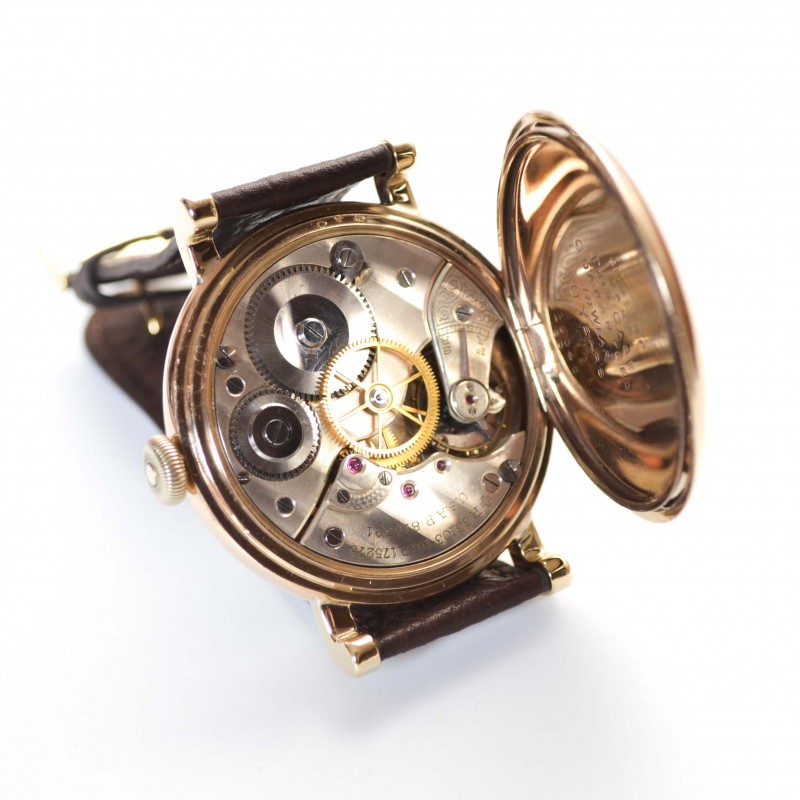 Rolex Mark III 8 day WW1 War Department military issued to RAF, RFC, RNAS pilots watch, from cockpit airplane black dial photo 5