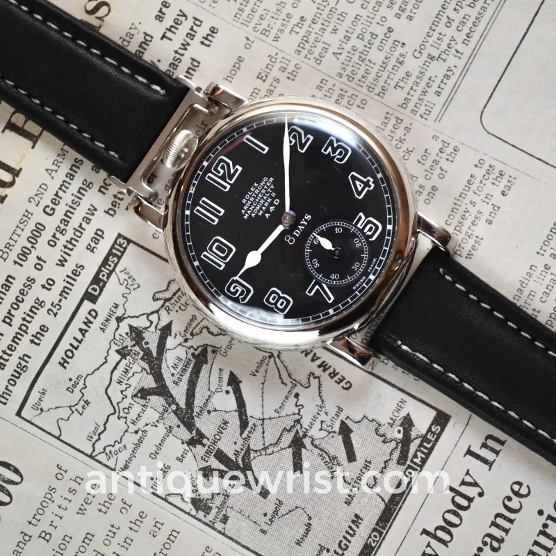 Rolex military issue RFC RAF MARK 8 days mens British pilot's aircraft cockpit watch WW1