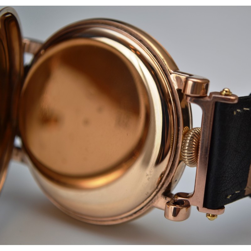 Solid Gold 9K Antique Rolex 21-Jewel WW2 Military Watch – 48mm photo 2