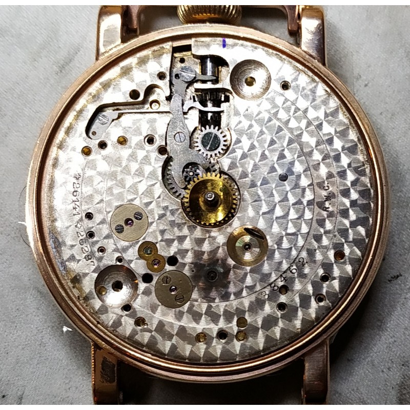 Solid Gold 9K Antique Rolex 21-Jewel WW2 Military Watch – 48mm photo 6