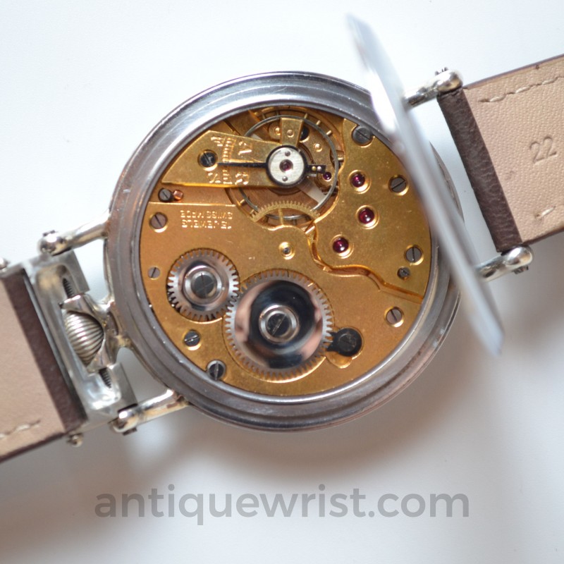 Rolex Chronometer Precision Pocket Watch Conversion – Tropical Brown Gilt Lollipop Dial, c.1920 photo 4