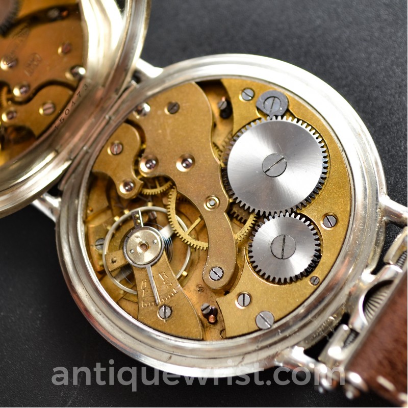 Rolex Marconi Dress Wristwatch circa 1920 – Guilloche Gilt Dial, 15 Jewels photo 4
