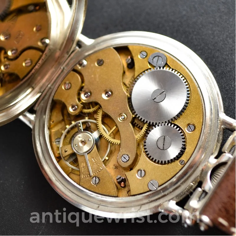 Vintage Rolex Marconi dress mens wristwatch 15 jewels great condition chronometer circa 1920 rare guilloche gilt dial