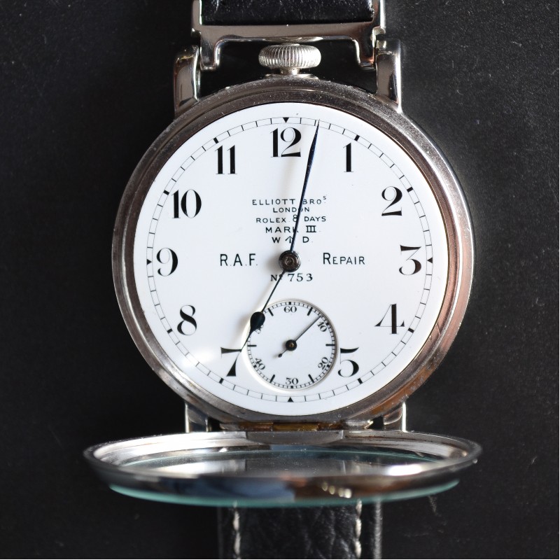 Rolex Mark III WW1 Royal Air Force 8-Day Cockpit Pilot's Watch photo 5