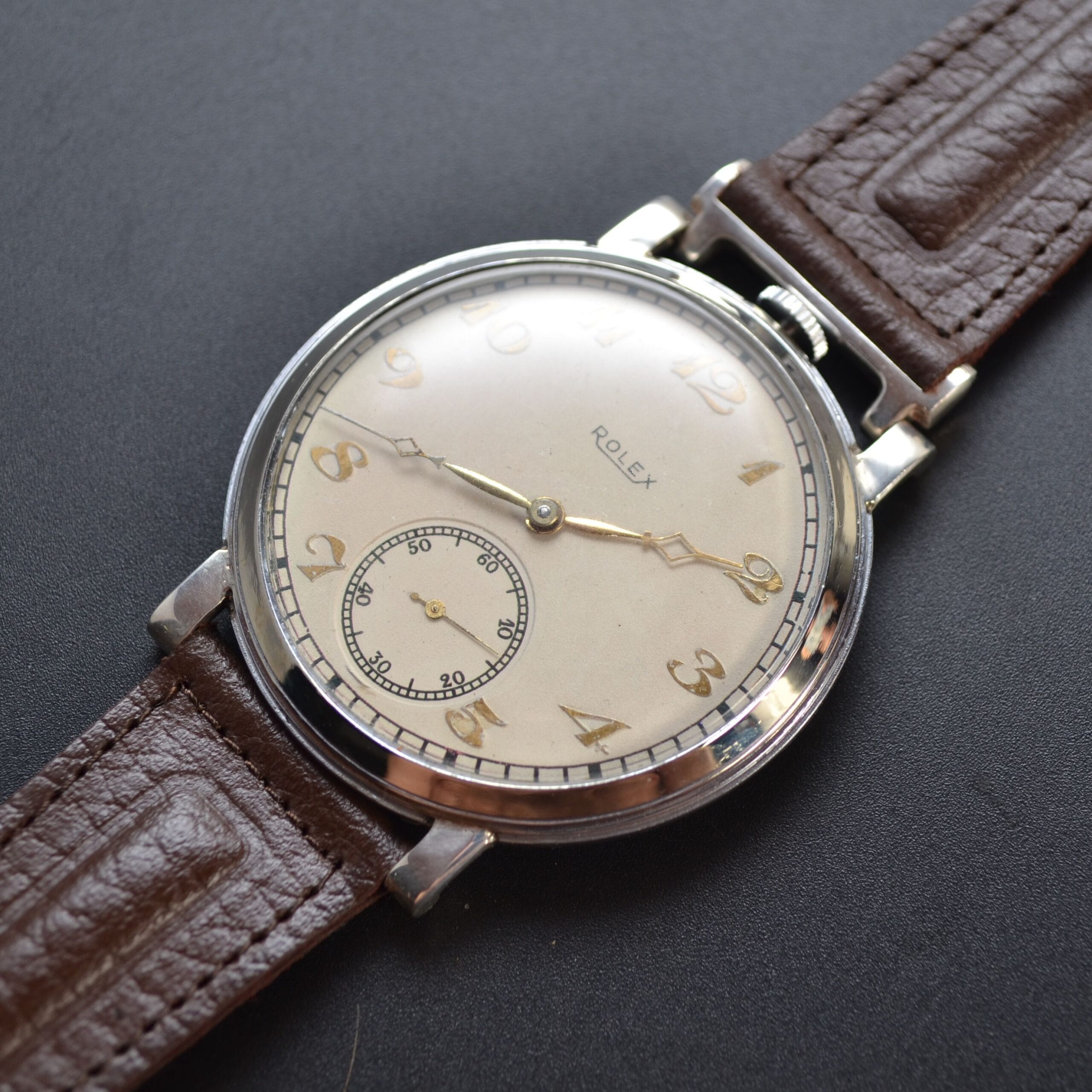Rare Rolex Snowite Trench Watch – Military Chronometer c.1920s