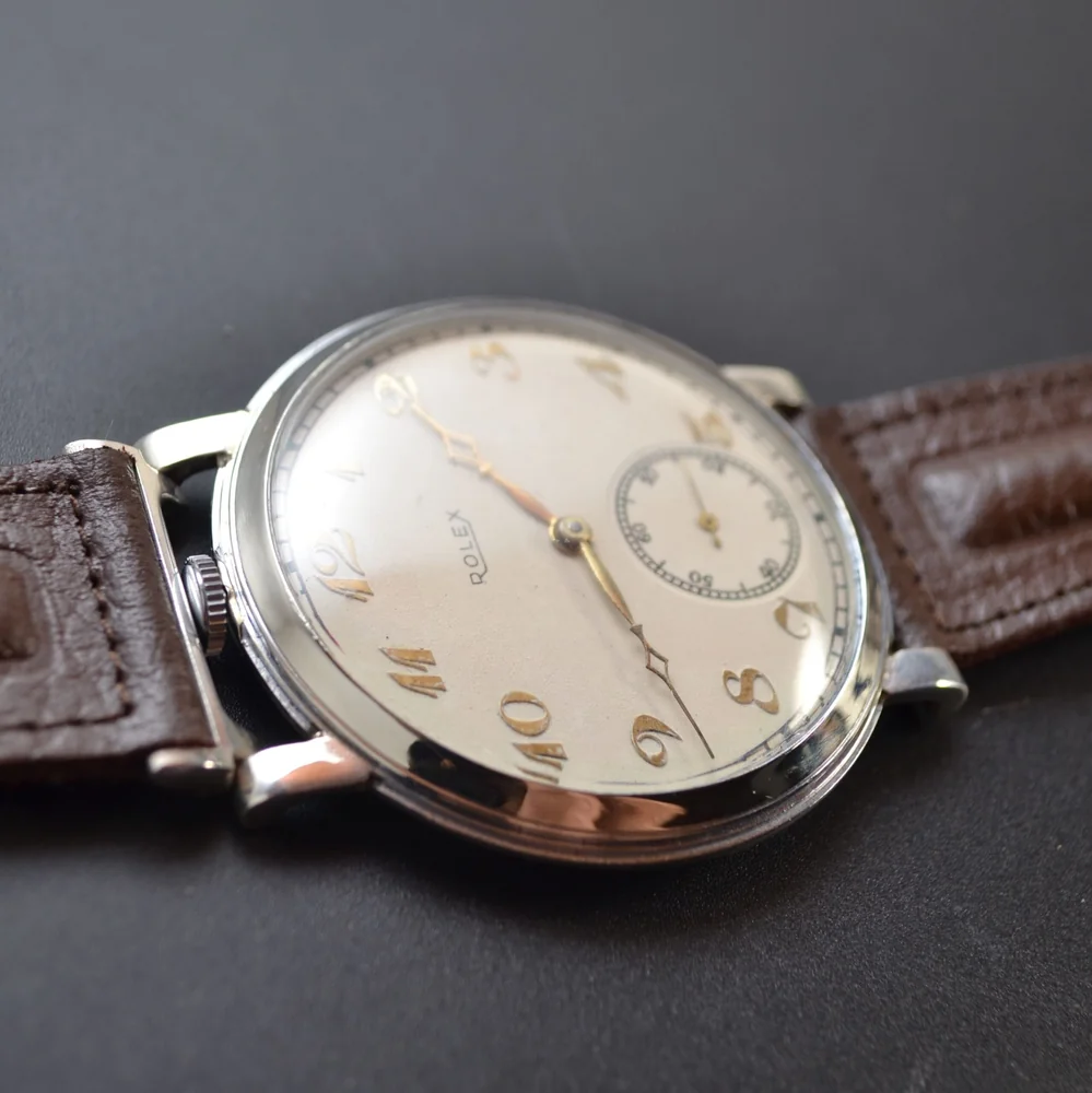 Rare military Rolex Chronometer - Precision trench watch Snowite Case (Vintage Collector's Piece)