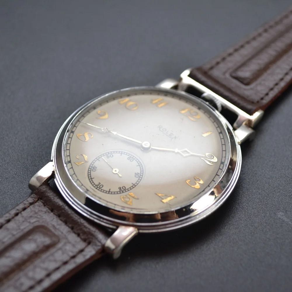 Rare military Rolex Chronometer - Precision trench watch Snowite Case (Vintage Collector's Piece)