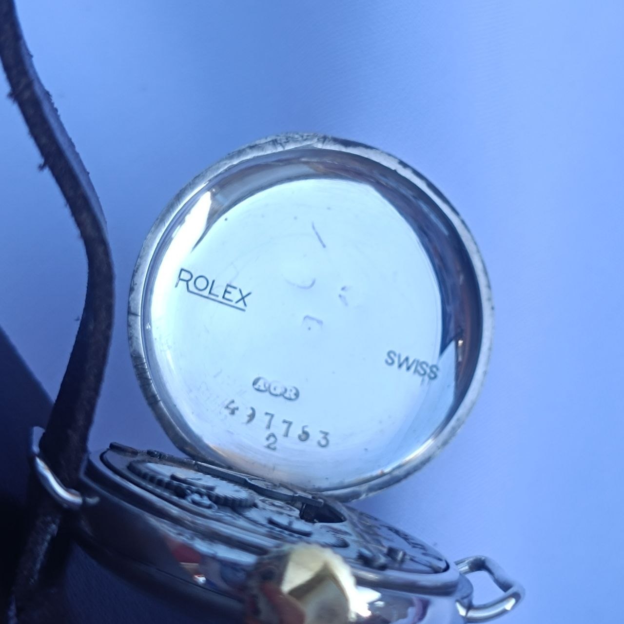 trench rolex hallmarks