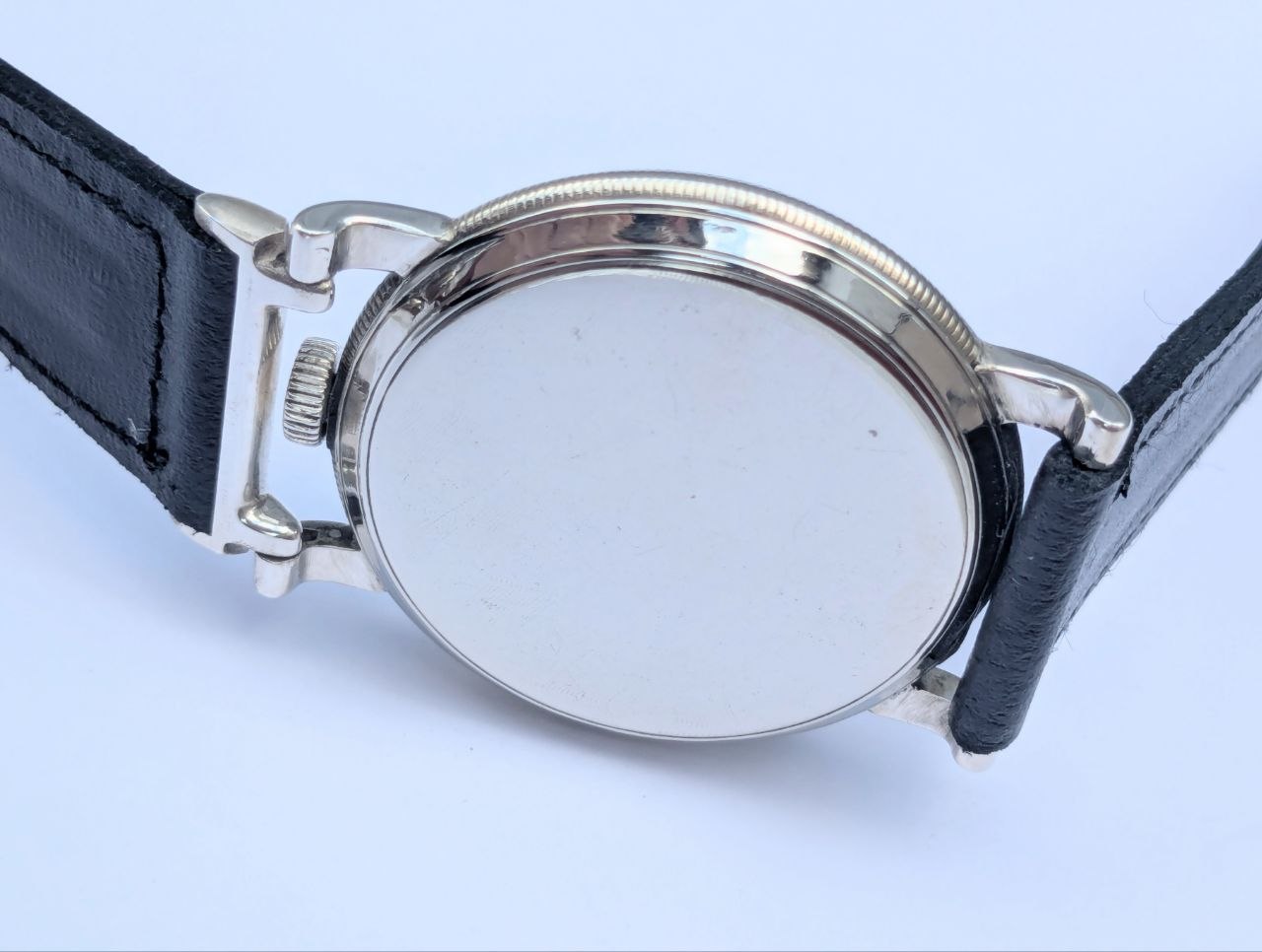 Rolex hallmarks on case back, Swiss provenance stamps and coronet, 25 World's Records chronometer