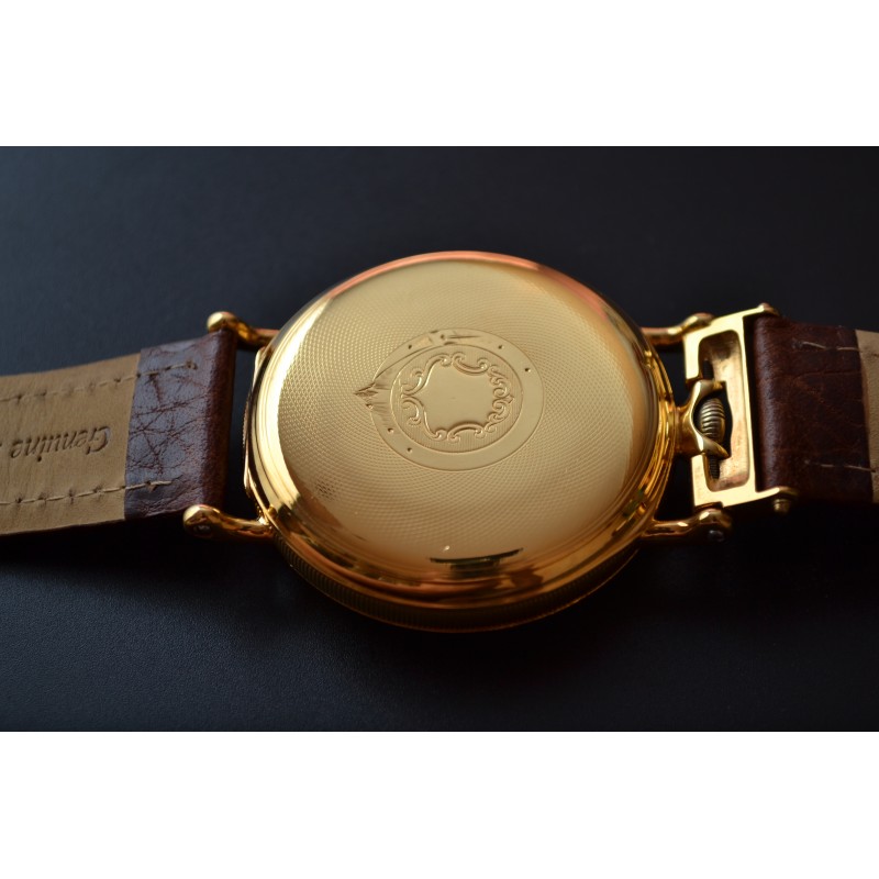 Rolex 17 Jewels WW1 Trench Watch – Dennison Gold-Plated Case photo 4