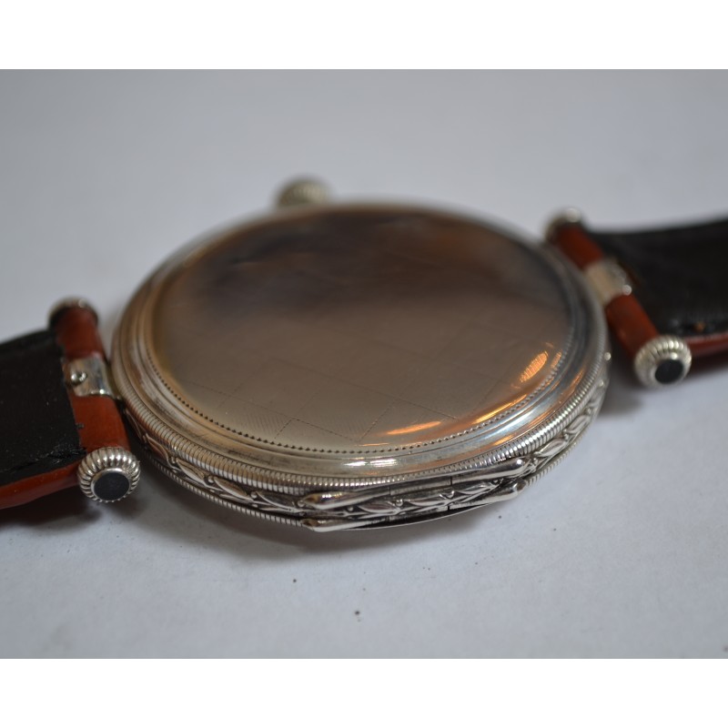 Rolex Marconi Full Hunter WW1 Trench Watch – Solid Silver, All Original photo 4