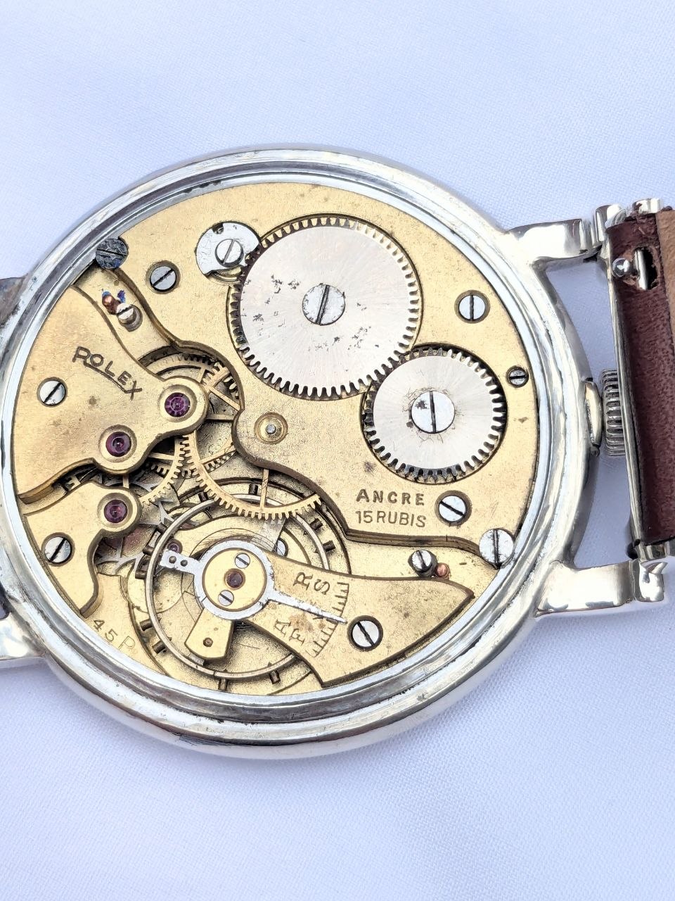 Rolex pocket watch, circa 1930, vintage timepiece Chronometer 48 mm