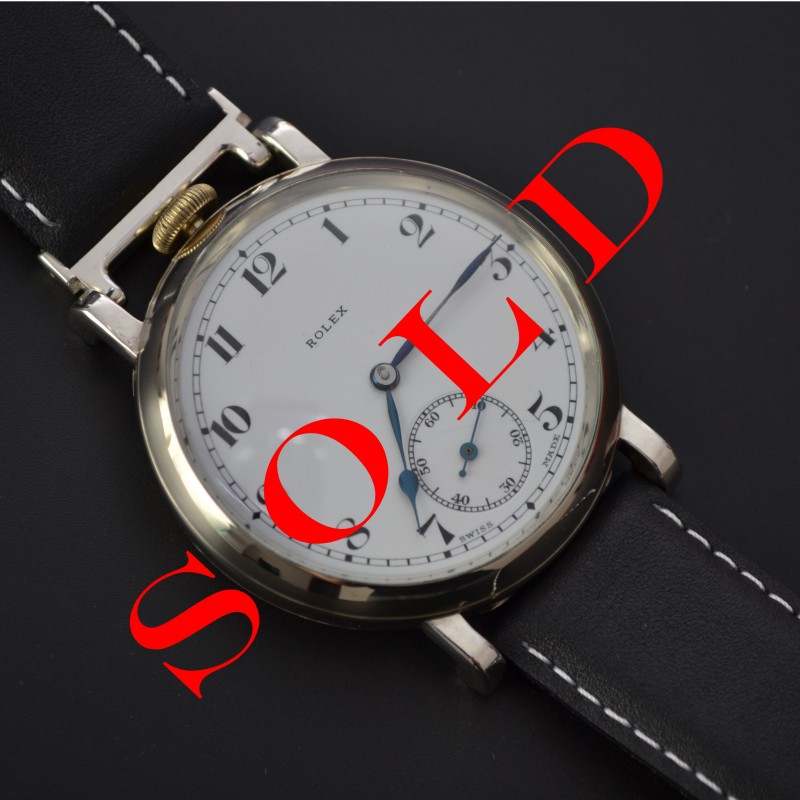 Rolex Unicorn vintage mens chronometer GSTP Mark II antique military pilots watch porcelain dial