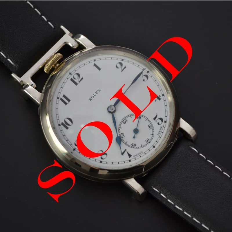Rolex Unicorn vintage mens chronometer GSTP Mark II antique military pilots watch porcelain dial
