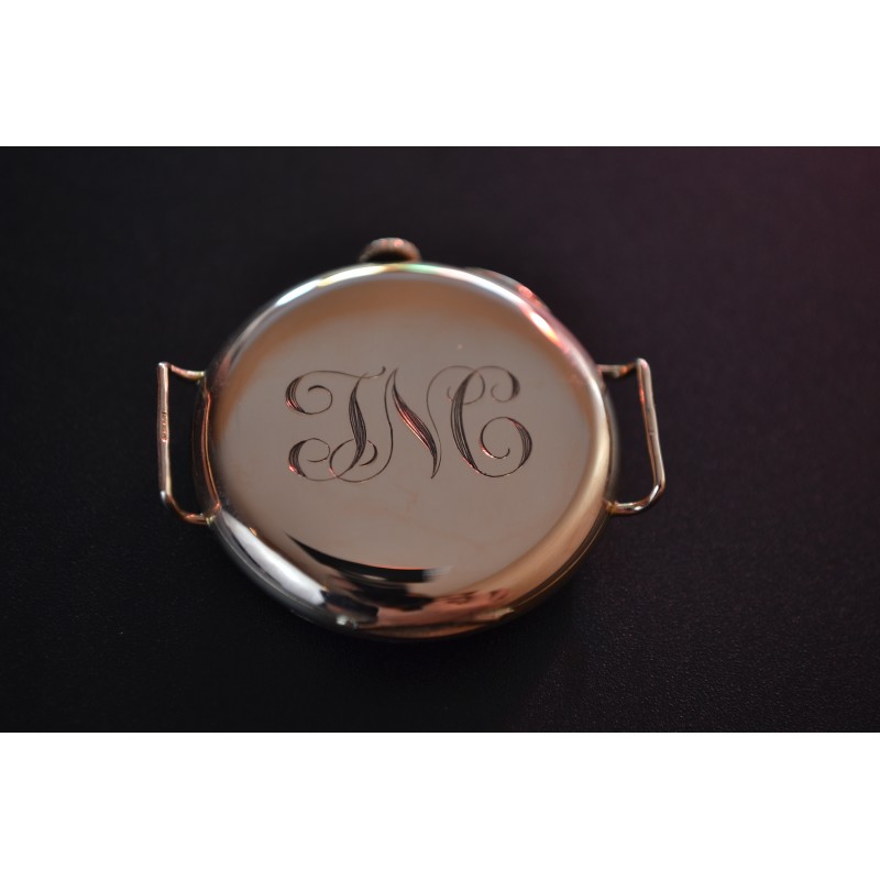 Rolex 34mm Solid Gold Bubbleback WW1 Trench Watch photo 4