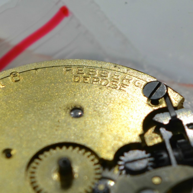 Rolex Watch Unique Niello original Rebberg solid silver with gold decor C.1900 photo 13