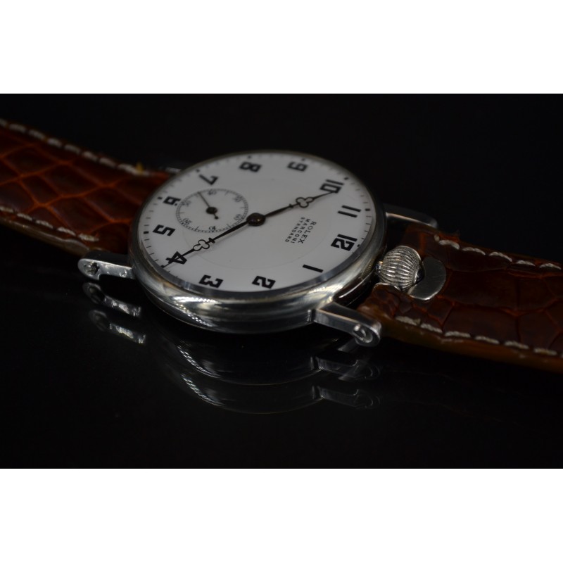 Unique Vintage Rolex Marconi wristwatch antique swiss grade serviced movement men's old rare collectible original timepiece chronometer military trench watch photo 4