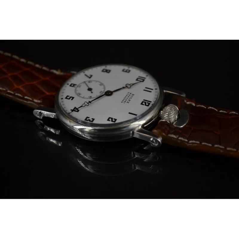 Unique Vintage Rolex Marconi wristwatch antique swiss grade serviced movement men's old rare collectible original timepiece chronometer military trench watch