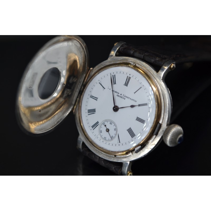 Vacheron Constantin mens watch vintage collectible timepiece c 1900 antique wristwatch high grade photo 5