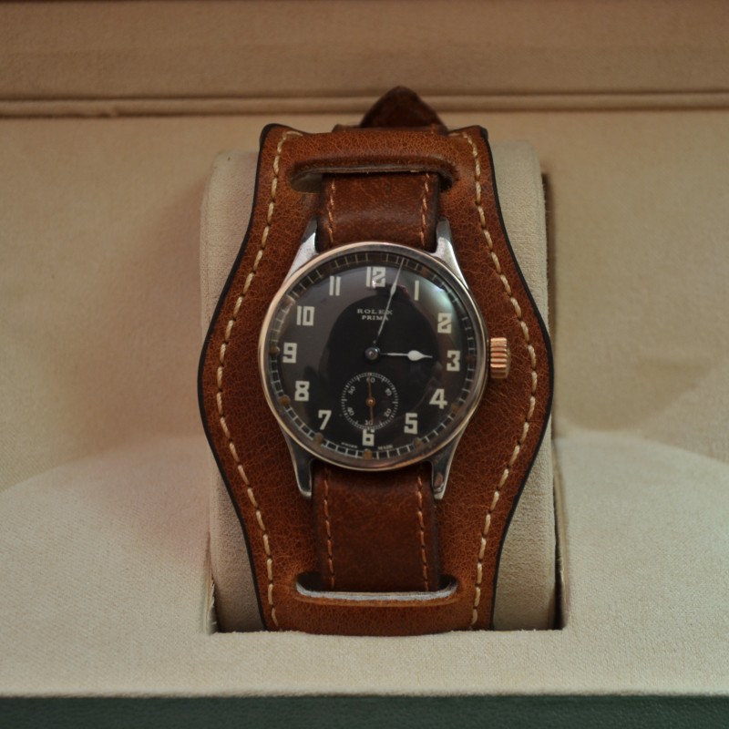 Vintage 32mm Rolex Trench Watch photo 3