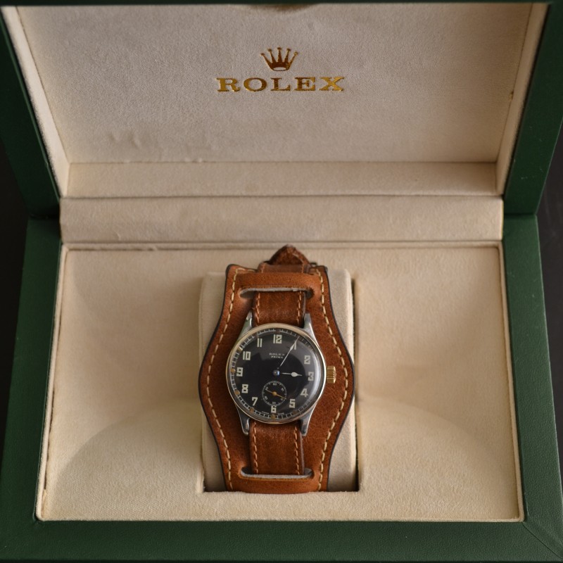 Vintage 32mm Rolex Trench Watch photo 5
