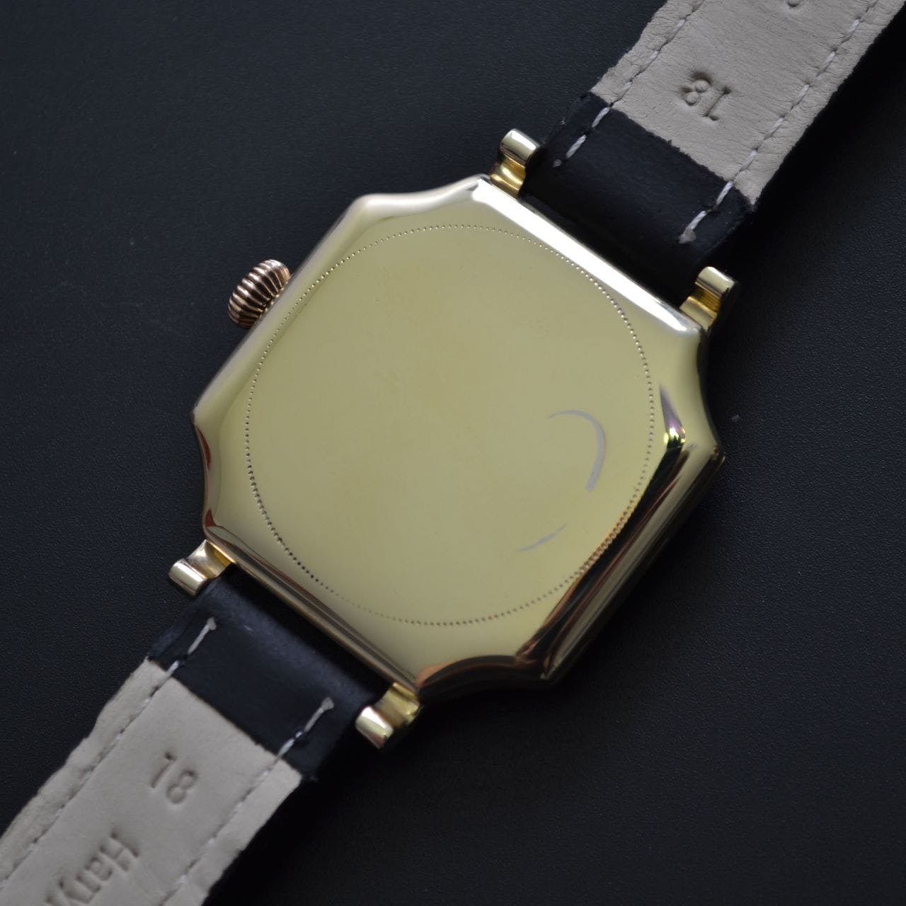 Vintage 1920s Rolex Square Cushion 39mm Gold Plated Men's Wristwatch photo 5
