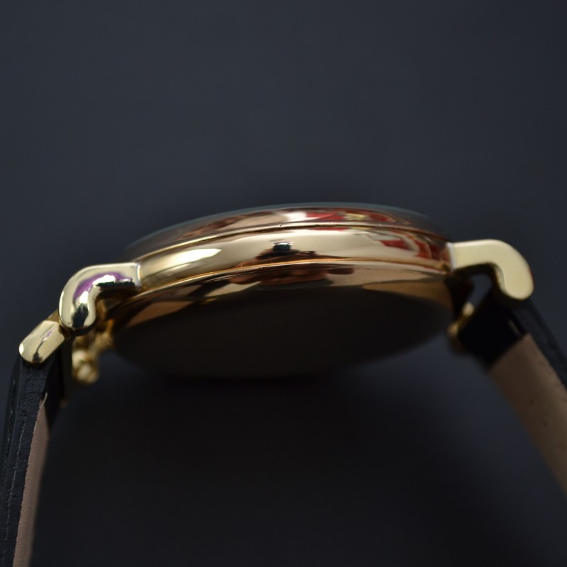 Vintage genuine Rolex chronometer 15 jewels gold plated Dennison case porcelain dial collectible mens wristwatch photo 5