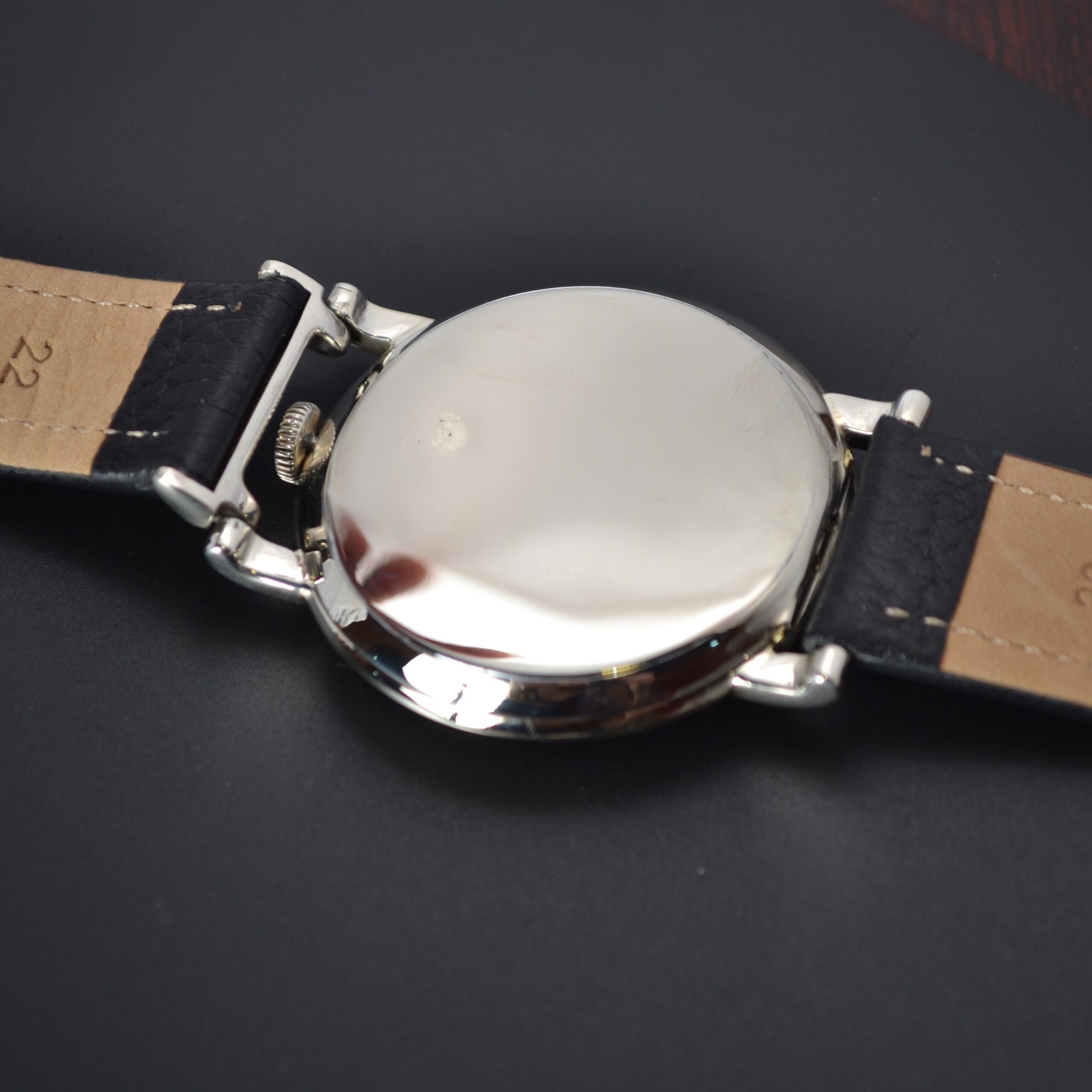 Vintage Military Rolex Lever Men's Watch 45mm – Chronometer, Tropical Dial photo 7