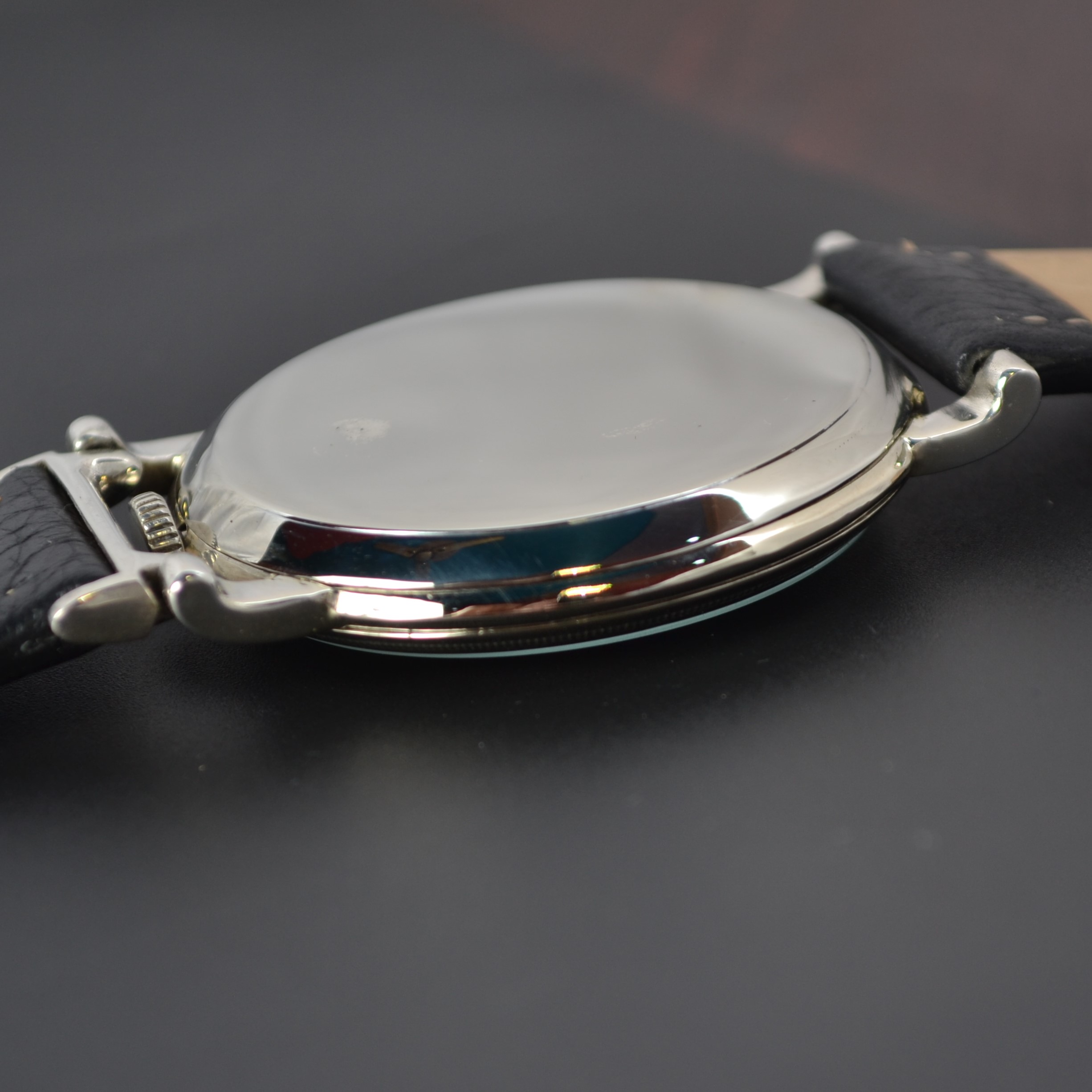 Vintage Military Rolex Lever Men's Watch 45mm – Chronometer, Tropical Dial photo 8