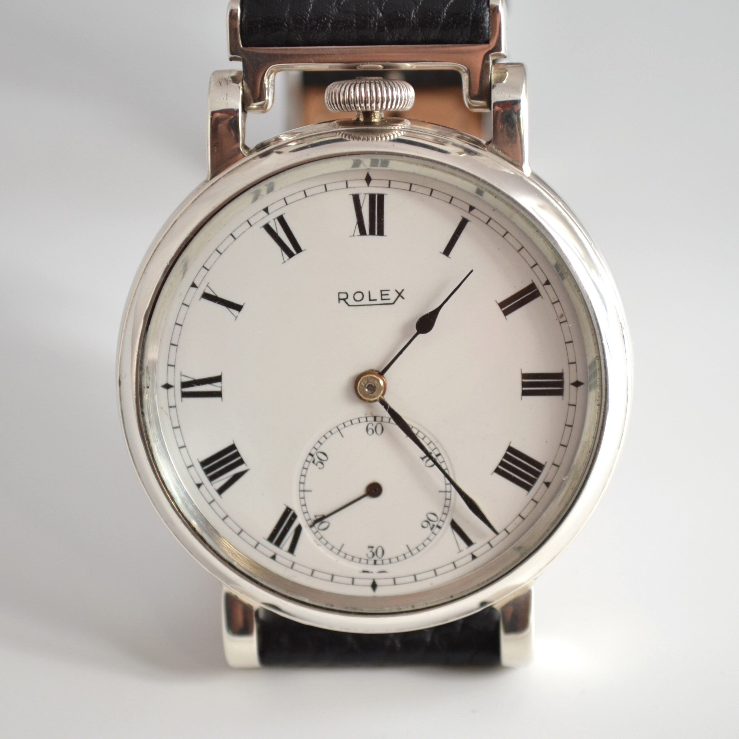 Vintage Rolex Wristwatch 1919 – Silver Case 15 Jewel Chronometer