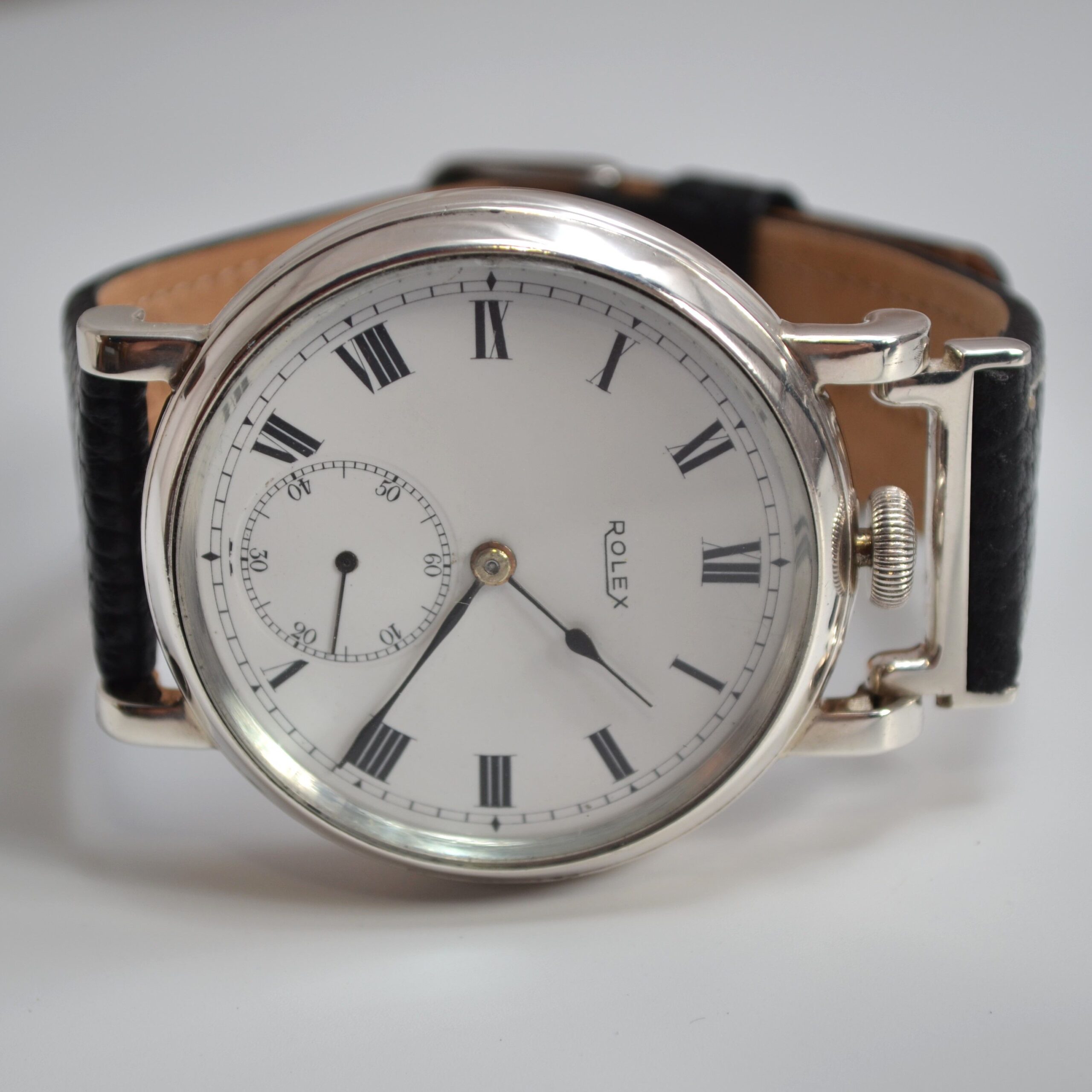 Vintage Rolex Wristwatch 1919 – Silver Case 15 Jewel Chronometer photo 2