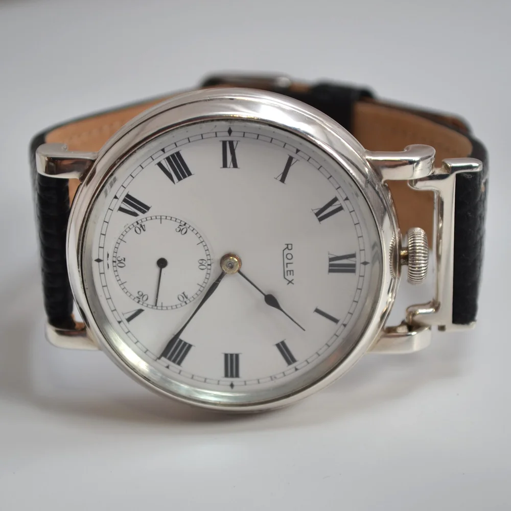Vintage Rolex Chronometer – 15 Jewel Silver Case Men’s Wristwatch (Collector’s Precision Timepiece)