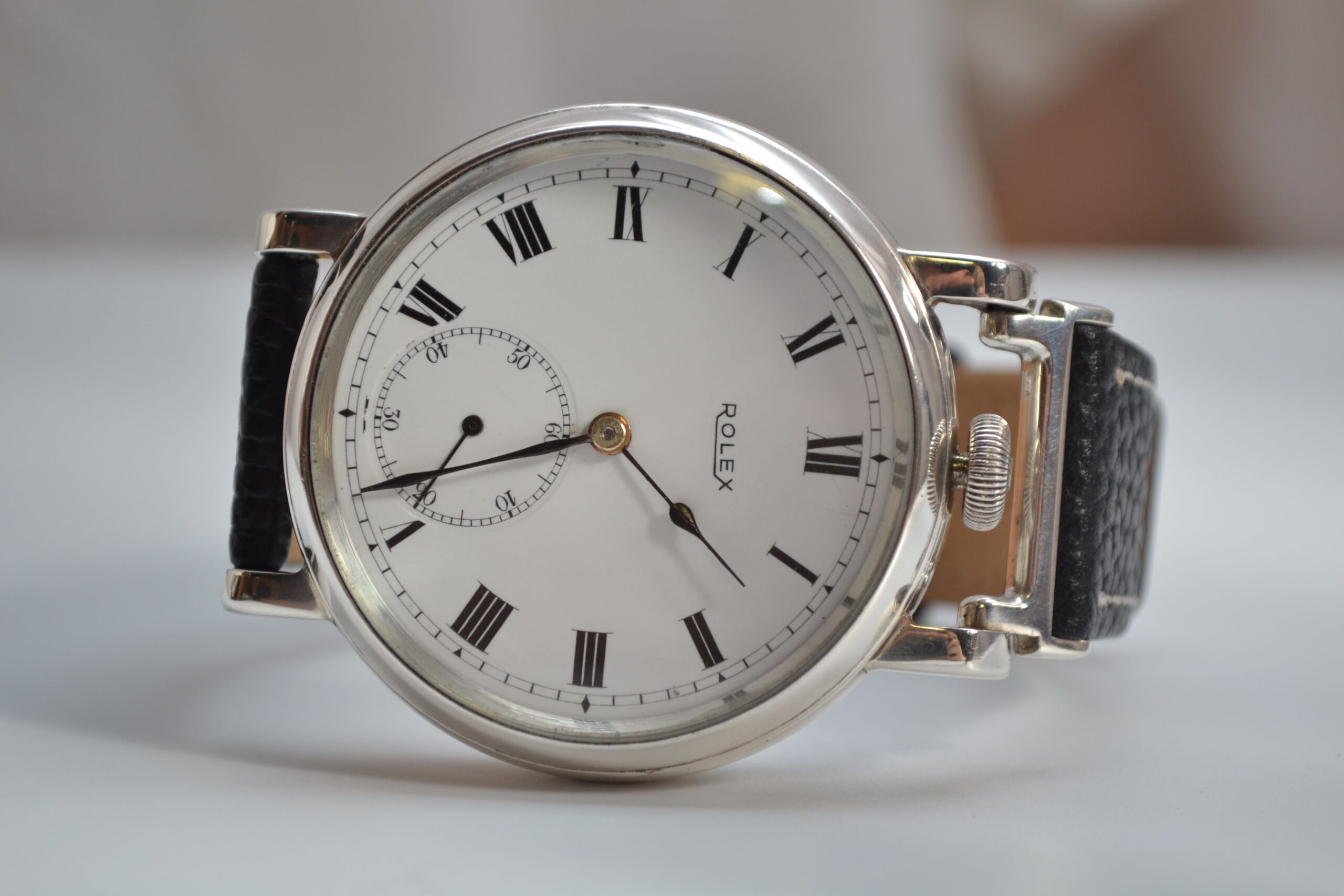Vintage Rolex Wristwatch 1919 – Silver Case 15 Jewel Chronometer photo 4