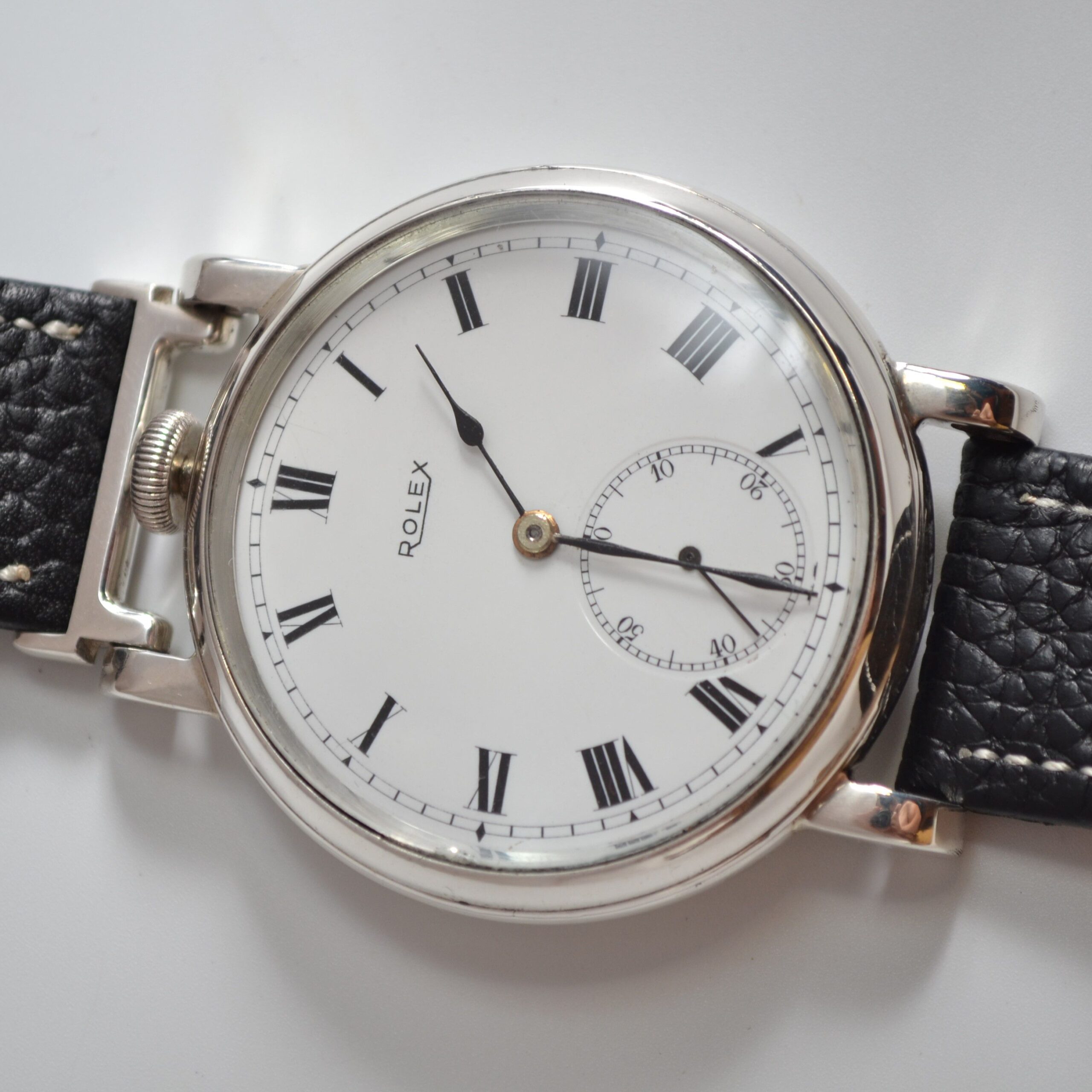 Vintage Rolex Wristwatch 1919 – Silver Case 15 Jewel Chronometer photo 5