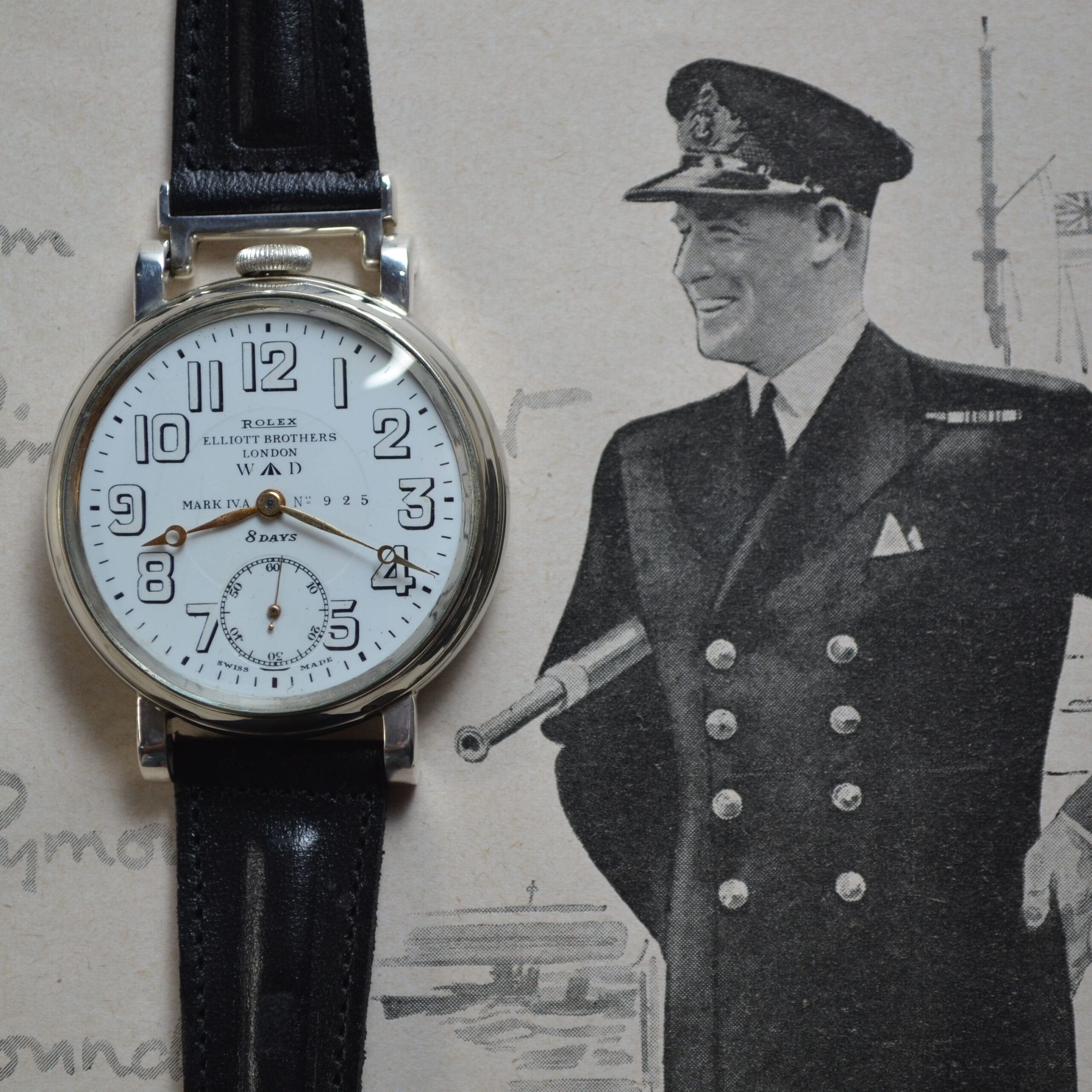 WW1 Rolex Mark IV A 8-Day RFC Pilot's Cockpit Watch