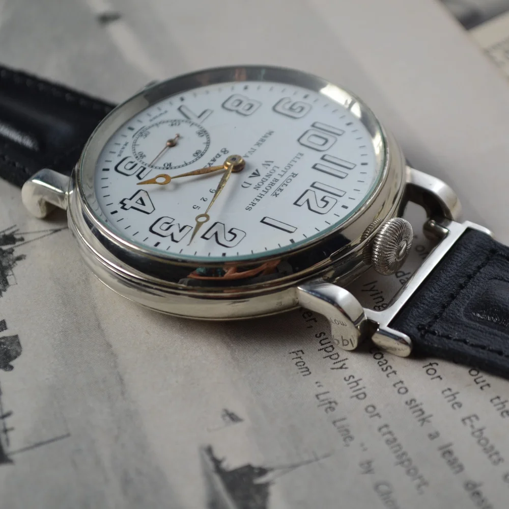 WW1 RAF Issued Rolex Mark IV A - 8-Day Pilot's Cockpit Watch (RFC Military Issue)
