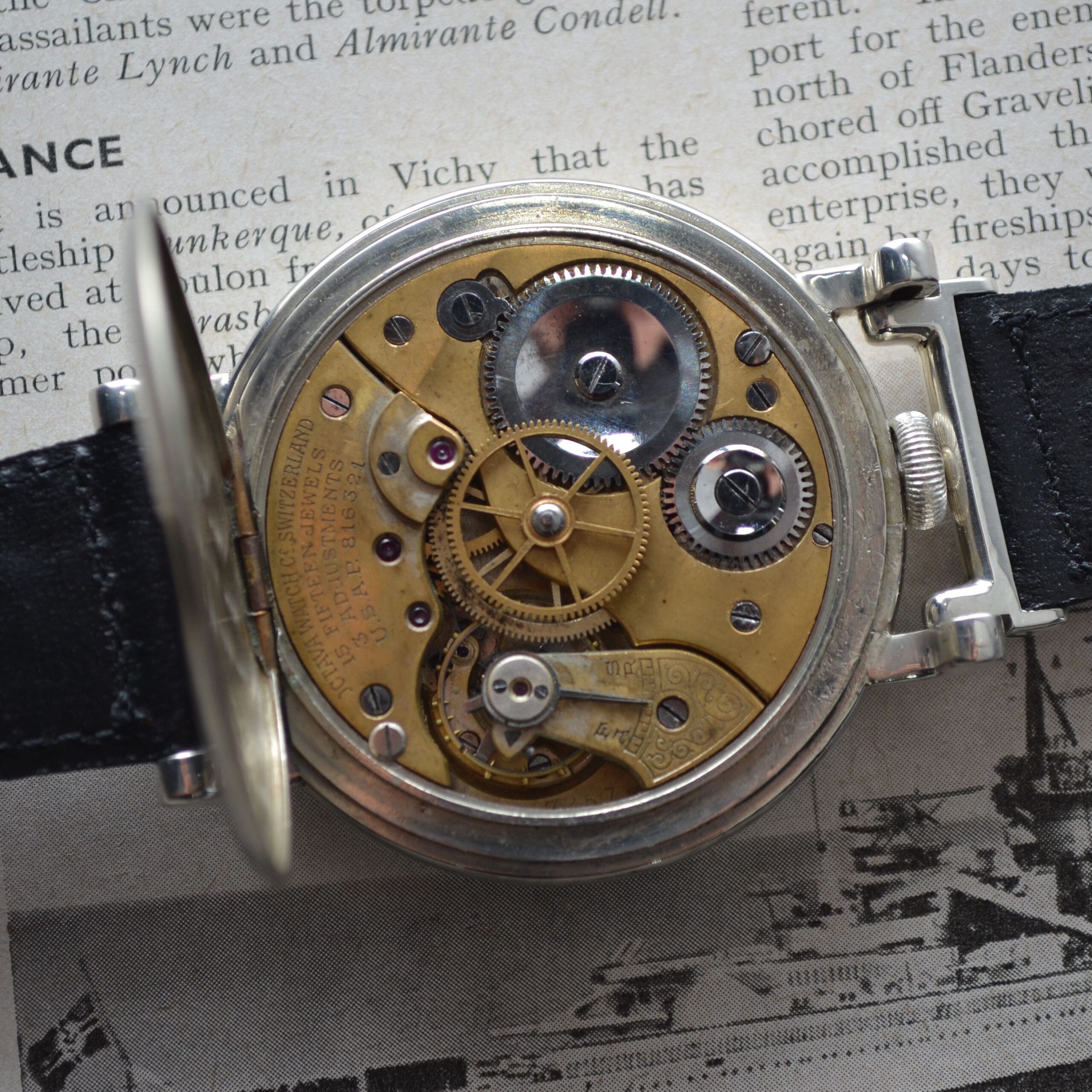 WW1 Rolex Mark IV A 8-Day RFC Pilot's Cockpit Watch photo 11