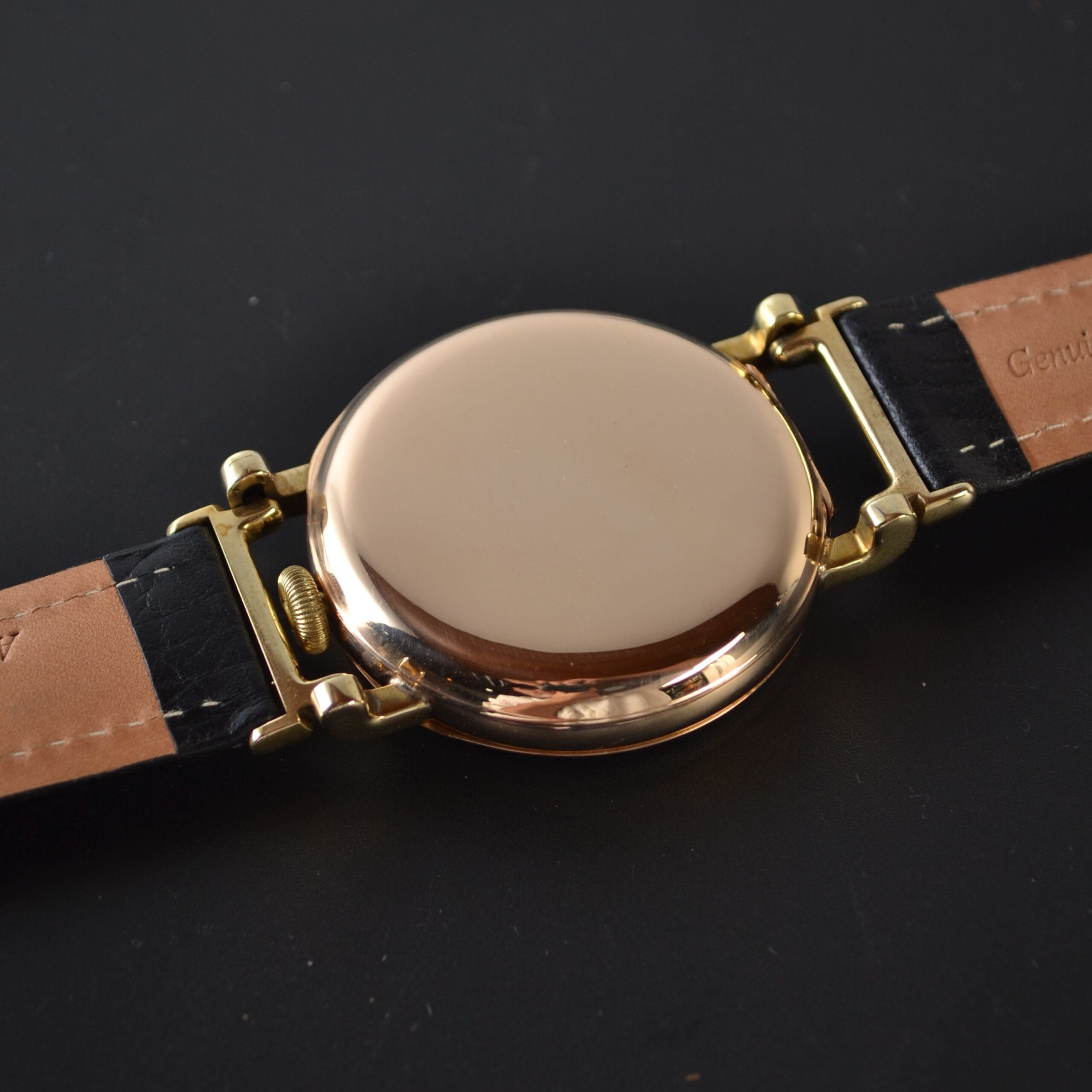 WW1 Rolex Pilot's Watch – 15 Jewel Gold-Plated Dennison Case (Military Issued) photo 5