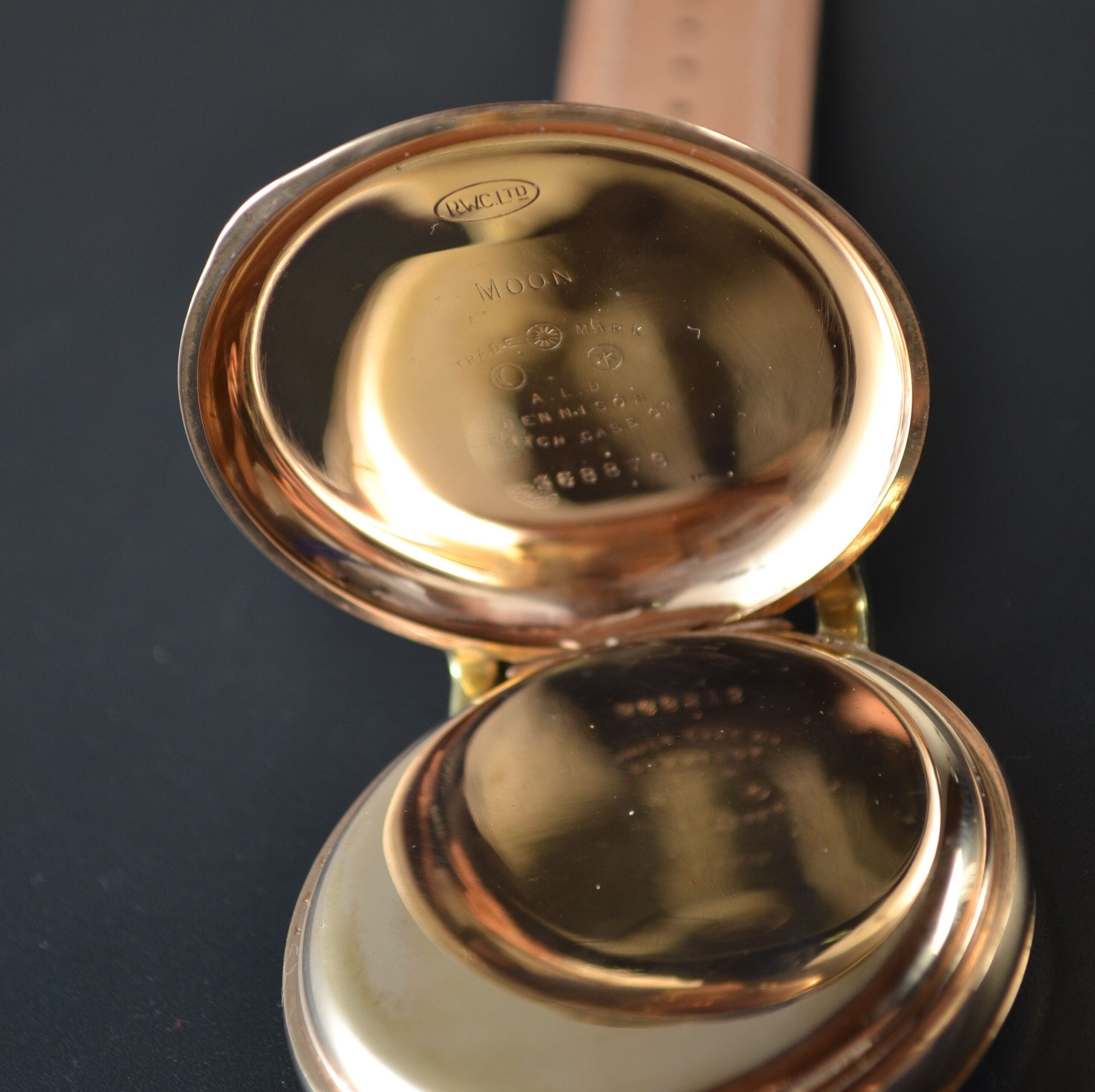WW1 Rolex Pilot's Watch – 15 Jewel Gold-Plated Dennison Case (Military Issued) photo 7