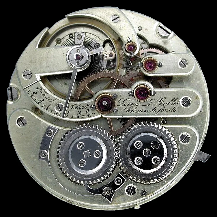 pocket watch — File:Leon l gallet pocket watch movement 1879.jpg
