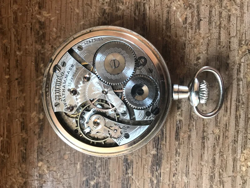 Waltham 14s pocket watch — This watch was built in 1903, and still functions properly without any problems.