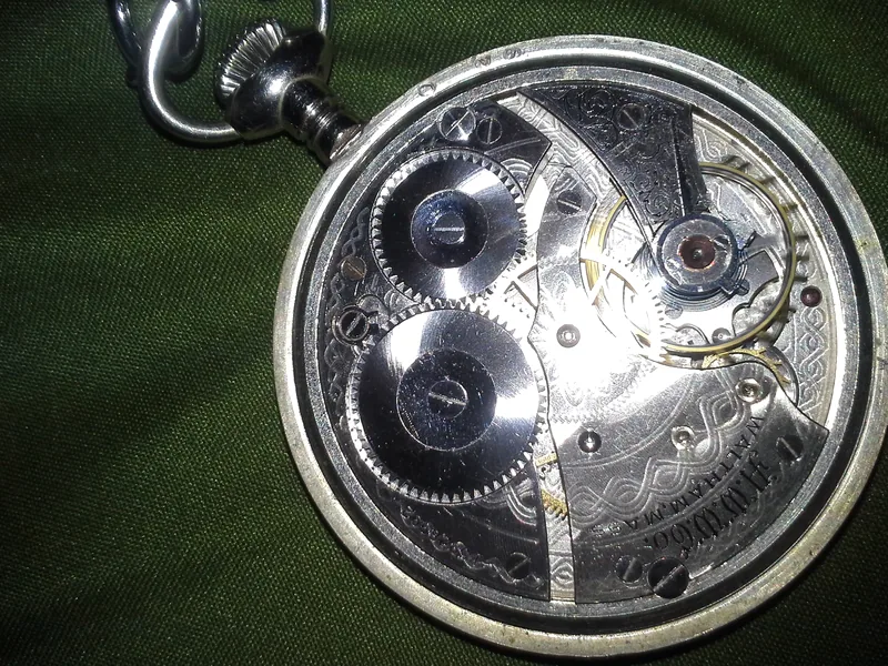 Waltham 18s pocket watch — Pocket watch movement.