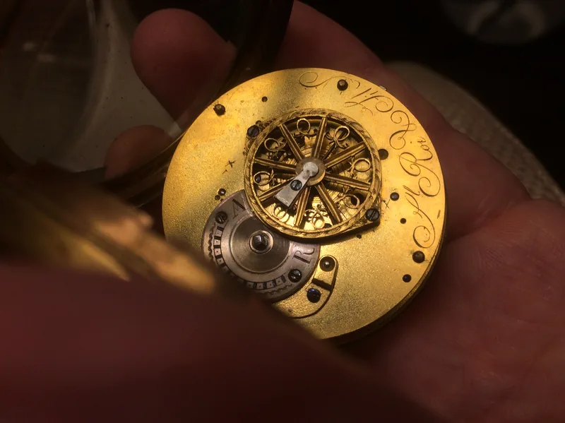 pocket watch — Typical Fusee Pocket Watch movement by Le Roi & Fils, (France, 18th Century