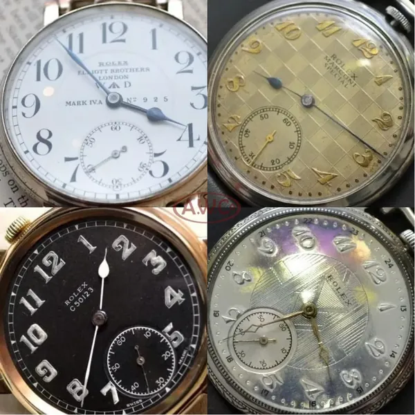 Rolex pocket dial reference — pocket rolex watch dials all cover types 1