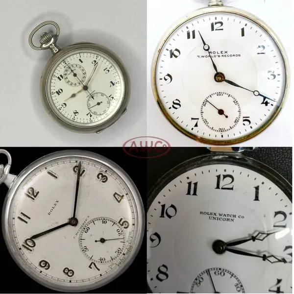 Rolex pocket dial reference — pocket rolex watch dials arabic numerals 1